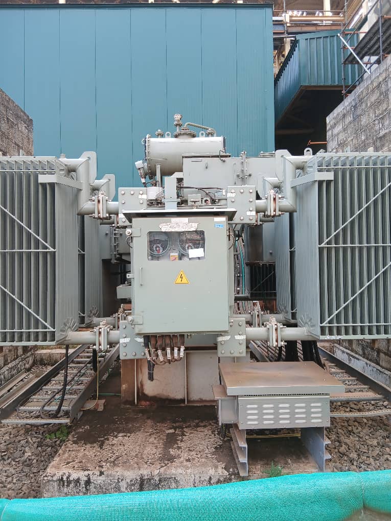 Power transformer installation